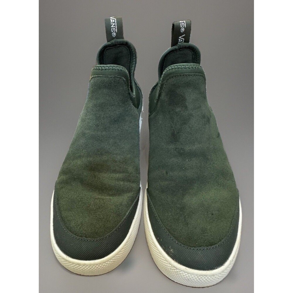 Vans UltraRange 3D Chelsea Mid Olive Green Suede Boot Men 8 Women 9.5 Trail